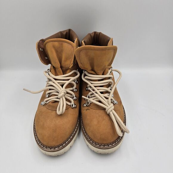 Steve Madden Start Cognac Boots Tan Suede Boots Women's Size 8 -Style# STRT01S1 - Picture 13 of 13